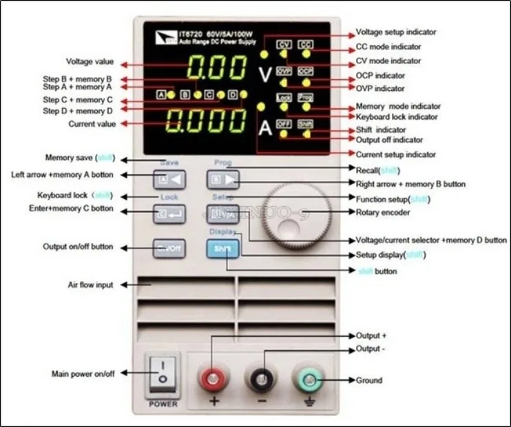 1PC Nouvelle alimentation CC p - Programmable Dc Power Supply 60V 5A avis et prix