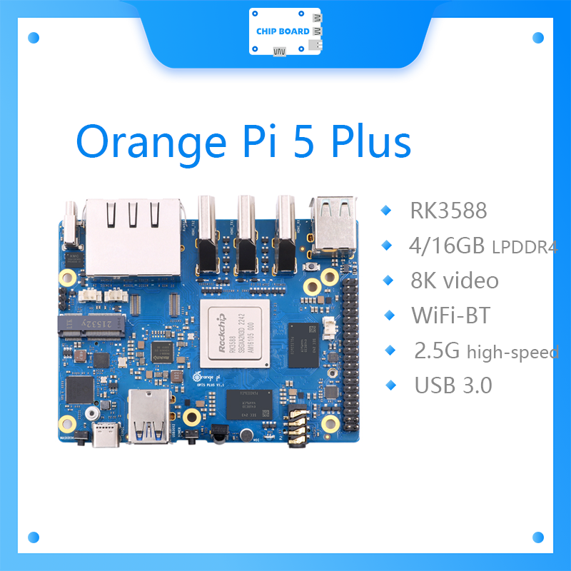 Ordinateur à carte unique Oran - Orange Pi 5 Plus 16Gb avis et prix