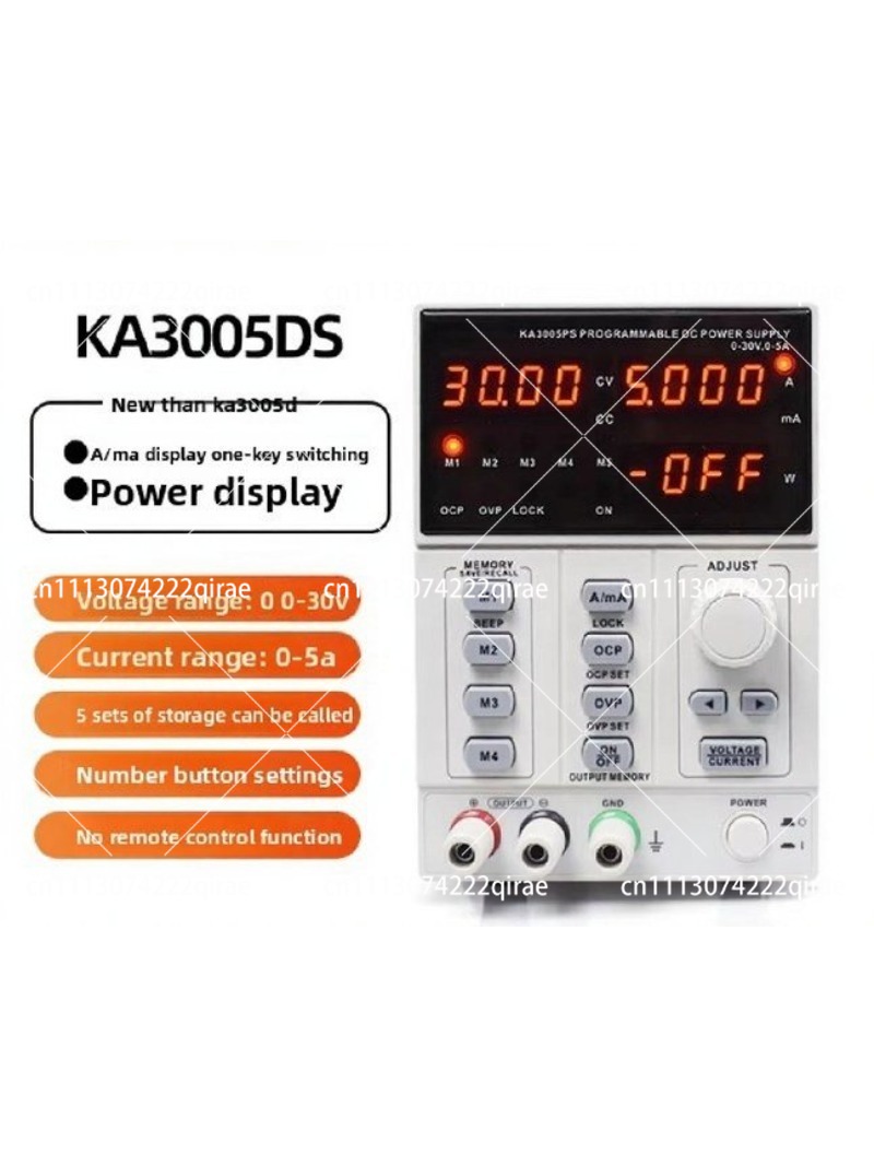 Alimentation électrique numéri - Programmable Dc Power Supply 60V 5A avis et prix
